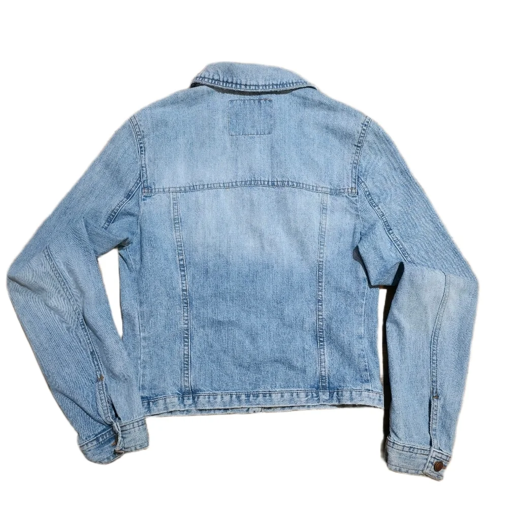Vintage Y2K Euro Onix Denim Jacket Size M